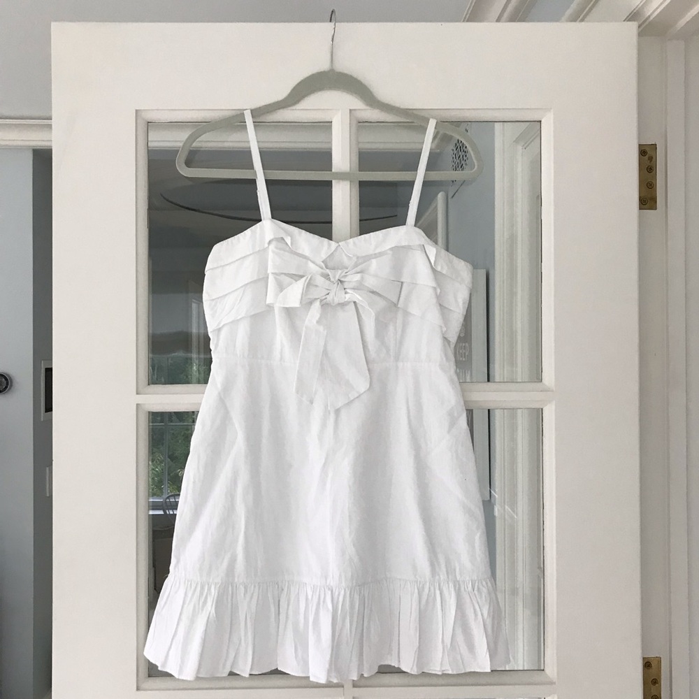 LOVERS + FRIENDS white mini dress